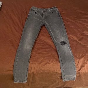 boohooMAN black skinny jeans